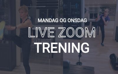 Gratis live zoom trening mandag og onsdag